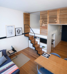 Entresol: 155+ Photos dans des intérieurs modernes d'appartements. Choix des options pour le couloir, la cuisine, au-dessus de la porte