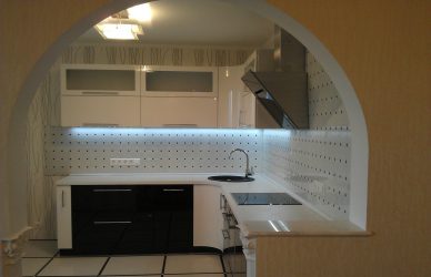Kapı yerine mutfağa yaslanın: 115+ (Fotoğraf) Odalar arası tasarım