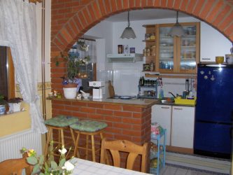 Arch to the kitchen instead of the door: 115+ (Photo) Design between rooms