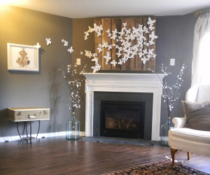 Mooie vlinders aan de muur doe het zelf: 140+ (foto) decoraties in het interieur (papier, volumetrisch, stickers)