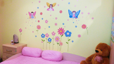 Красиви пеперуди на стената направете сами: 140+ (Фото) декорации в интериора (хартия, обемни, стикери)