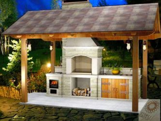 Barbecue area in the country: How to equip a platform with a gazebo, barbecue and grill? (180+ Photos)