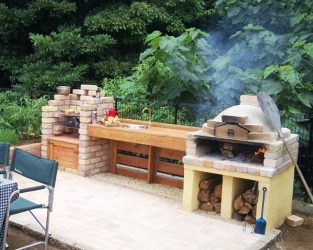 Barbecuegebied in het land: Hoe een platform uitrusten met een prieel, barbecue en grill? (180+ foto's)