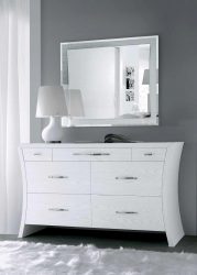 Kenmerken Dresser wit 200+ (foto) opties (glanzend, met laden, zonder handvatten)