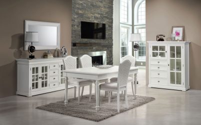 Χαρακτηριστικά Επιλογές Dresser white 200+ (Φωτογραφίες) (γυαλιστερό, με συρτάρια, χωρίς λαβές)