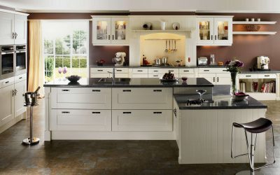 Вътрешна декорация на голяма модерна кухня: 200+ (Фото) дизайнерски идеи (пердета, тапети, бар брояч)