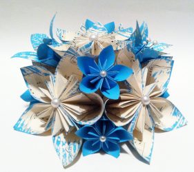 Gambar Karya Seni Aplikasi Dari Kertas Origami Kumpulan 
