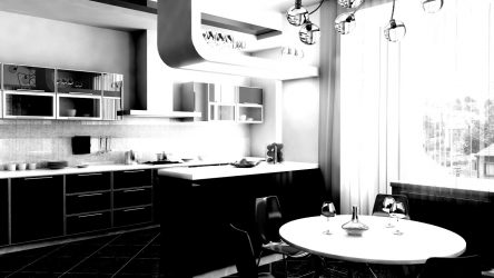 रसोई की दुनिया में नया चलन - इंटीरियर में काली रसोई (डिजाइन में 220+ फोटो संयोजन)
