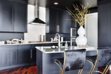 Nova tendência no mundo da cozinha - Cozinha preta no interior (mais de 220 combinações de fotos no design)