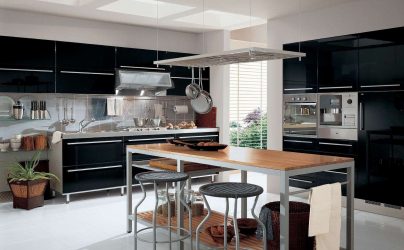 Mutfak dünyasında yeni trend - İç mekanda siyah mutfak (tasarımda 220+ Fotoğraf kombinasyonu)