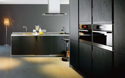 Trend baru di dunia dapur - Dapur hitam di pedalaman (220 + Kombinasi gambar dalam reka bentuk)