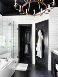 검은 욕실 내부의 트렌드 - 250+ 이상의 (사진) 패션 트렌드