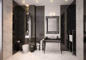 Xu hướng nội thất phòng tắm màu đen - Xu hướng thời trang 250+ (Ảnh)
