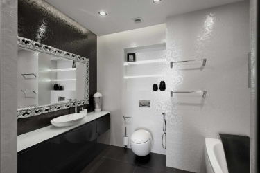 Tendenze all'interno del bagno nero - 250+ (foto) tendenze della moda