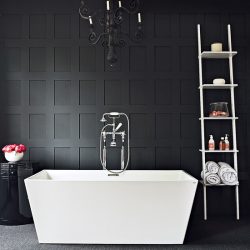 세련되고 편안하며 아름다움 (170 개 이상의 사진) : 흑백 인테리어 (거실, 침실, 주방)