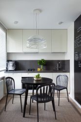 Elegant, confortabil și frumos (170+ fotografii): interior în alb și negru (living, dormitor, bucătărie)
