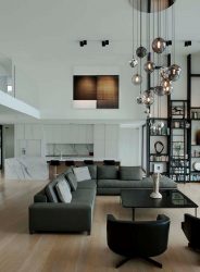Phong cách, thoải mái và đẹp (170+ Ảnh): nội thất màu đen và trắng (phòng khách, phòng ngủ, nhà bếp)