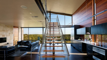 개인 주택 (75+ 사진)의 2 층에 나무 계단 : 당신이 선택할 때주의해야 할 중요한 요점