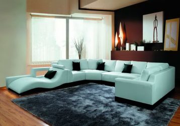 Sofas in the living room interior (200+ Photos): the main points of choice for creating coziness