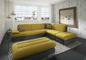 Sofás y sillas en el interior de la sala de estar. ¿Cómo organizar los muebles de forma interesante y con estilo? Más de 200 fotos en estilo moderno.