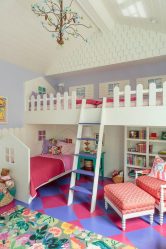 ห้องเด็กควรมีรูปแบบใด (310+ รูปถ่าย): การเลือกภาพพื้น, พื้น, เพดาน, เปล