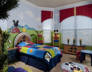 Phòng trẻ em nên làm gì (310+ Ảnh): Chọn giấy dán tường, sàn, trần, cũi