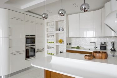 Bagaimana untuk mendekati reka bentuk dapur moden 12 sq.m? 190+ Foto idea-idea sebenar (susun atur segiempat, persegi panjang, persegi)