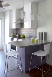 220+ Φωτογραφίες Νέα κουζίνα σχεδιασμού 9 m2: Λειτουργική και συνοπτική σχεδίαση