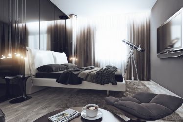 Bilik tidur reka bentuk dalam gaya moden: 200+ Gambar dalaman yang ringkas dan selesa