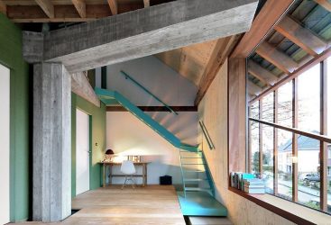 Helligkeit der Farben und Schlichtheit des Interieurs: Design im Stil von Loft (170+ Fotos)