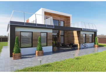 Τα έργα των σπιτιών με επίπεδη οροφή είναι απλές τεχνολογίες κατασκευής (μονοόροφο, διώροφο, ξύλινο, μικρό). Σύγχρονες τάσεις υψηλής τεχνολογίας και μινιμαλισμού (175+ φωτογραφίες)