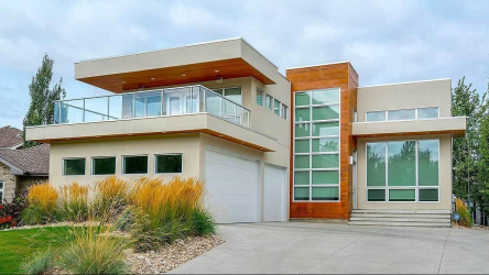 Düz çatılı evlerin projeleri basit inşaat teknolojileridir (bir katlı, iki katlı, ahşap, küçük). Modern yüksek teknoloji ve minimalizm eğilimleri (175+ fotoğraf)