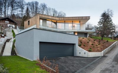 Two-storey house with a garage - Features of the layout (180+ Photos)