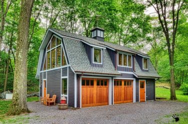 Zweistöckiges Haus mit Garage - Layoutmerkmale (180+ Fotos)