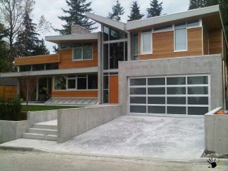 Maison à deux étages avec garage - Caractéristiques de la mise en page (180+ photos)