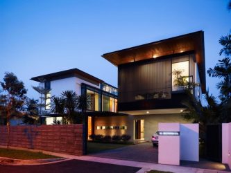 Two-storey house with a garage - Features of the layout (180+ Photos)