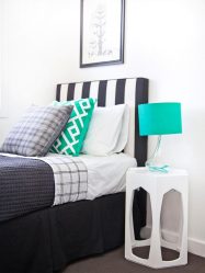एक डबल बेड के लिए हेडबोर्ड: आधुनिक बेडरूम डिजाइन के लिए 255+ (फोटो) विकल्प