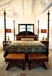 Tête de lit pour un lit double: 255+ (Photo) Options pour le design de chambre moderne