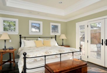 Kopfteil für ein Doppelbett: 255+ (Foto) Optionen für modernes Schlafzimmerdesign