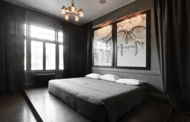 Headboard untuk katil double: 255+ (Foto) Pilihan untuk reka bentuk bilik tidur moden