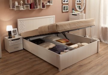 Bagaimana untuk memilih katil double dengan mekanisme mengangkat? Model Terbaik untuk Reka Bentuk dan Kemudahan