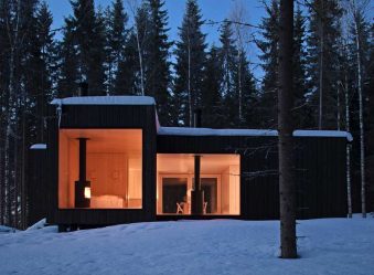 Projetos de casas finlandesas de madeira colada: O que é bom e como organizar? (Mais de 180 fotos)