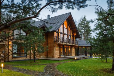 Projects of Finnish houses from glued timber: What is good and how to arrange? (180+ Photos)