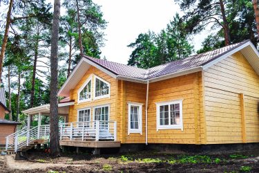 Projekt av finska hus från limmade vedar: Vad är bra och hur man ordnar? (180 + bilder)