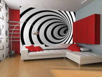 Photowall-paper dans un intérieur de l'appartement / maison: (140+ photos) de combinaisons lumineuses et magnifiques