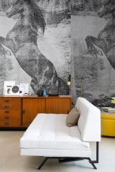 Photowall-paper in een interieur van het appartement / huis: (140+ foto's) van heldere en prachtige combinaties