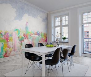 كيف تبدو اللوحة الجدارية في الردهة وغرفة المعيشة والمطبخ وغرفة النوم؟ 150+ صور الاختلافات من الأفكار الأصلية