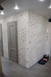 Gips tegels voor binnenhuisdecoratie: 160+ foto (onder de steen, onder de baksteen) voor heldere zelfexpressie