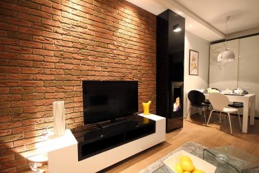 Gypsum Tiles for interior decoration: 160+ Photo (under the stone, under the brick) for bright self-expression