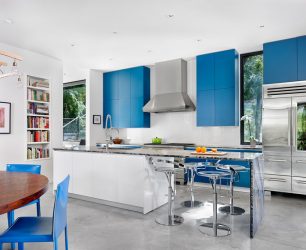 Blaues Küchendesign: Welchen Stil kontaktieren Sie? 170+ Fotos unglaublicher Innenraumkombinationen